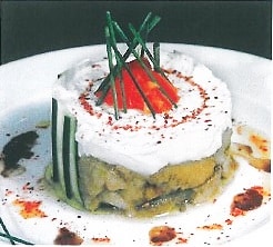 Petit gâteau au chèvre et piment d’Espelette