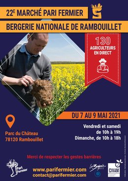 Retrouvez-nous à la Bergerie Nationale de Rambouillet du 7 mai au 9 mai