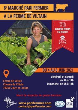 RDV FERME DE VILTAIN – Du 4 au 6 juin 2021