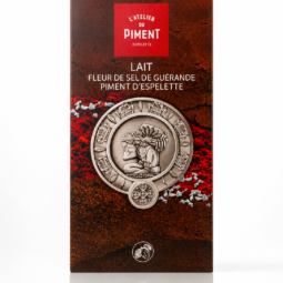chocolat lait fleur de sel de guérande et piment d’espelette
