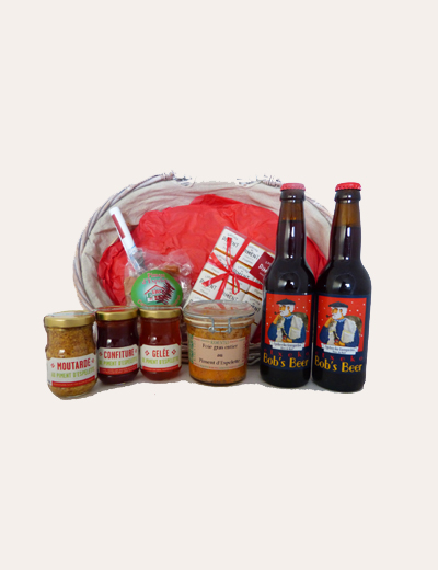 Un coffret gourmand de produits basques