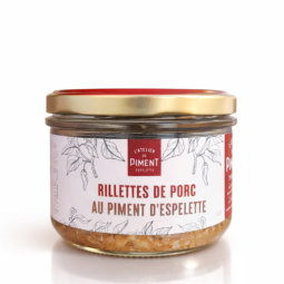 rillettes de porc au piment d’espelette