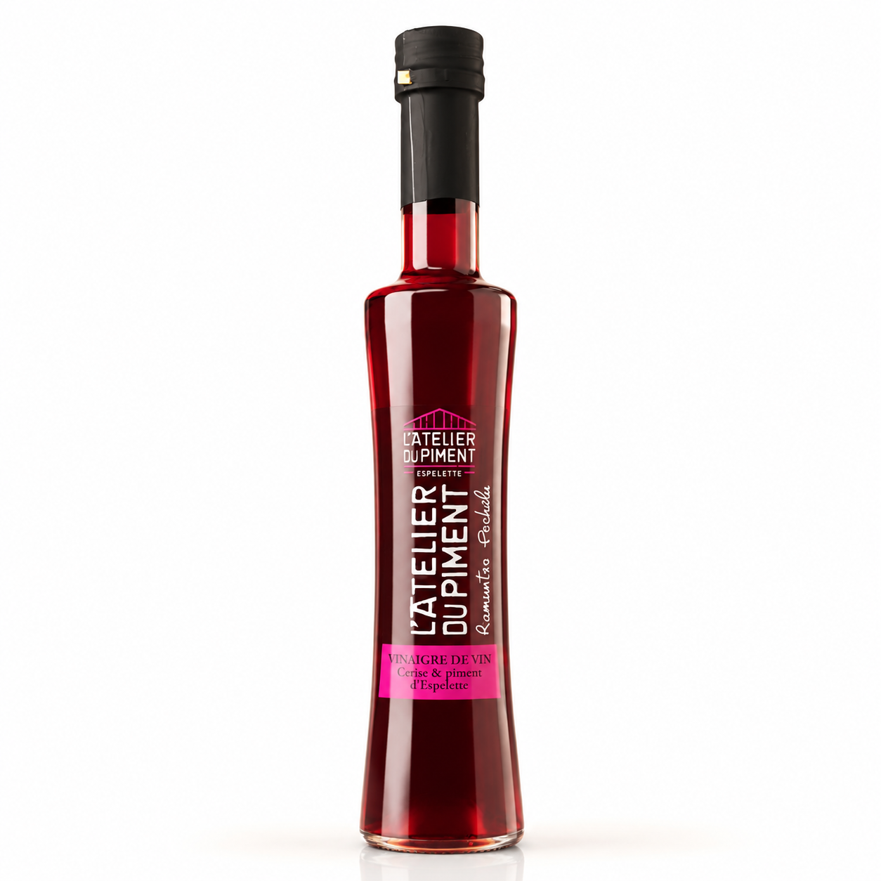 vinaigre de vin à la cerise et au piment d’espelette