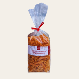 Pâtes Fusilli artisanales au Piment d’Espelette 250g