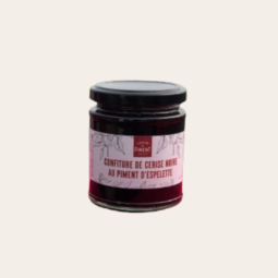 Confiture de cerise noire au Piment d'Espelette