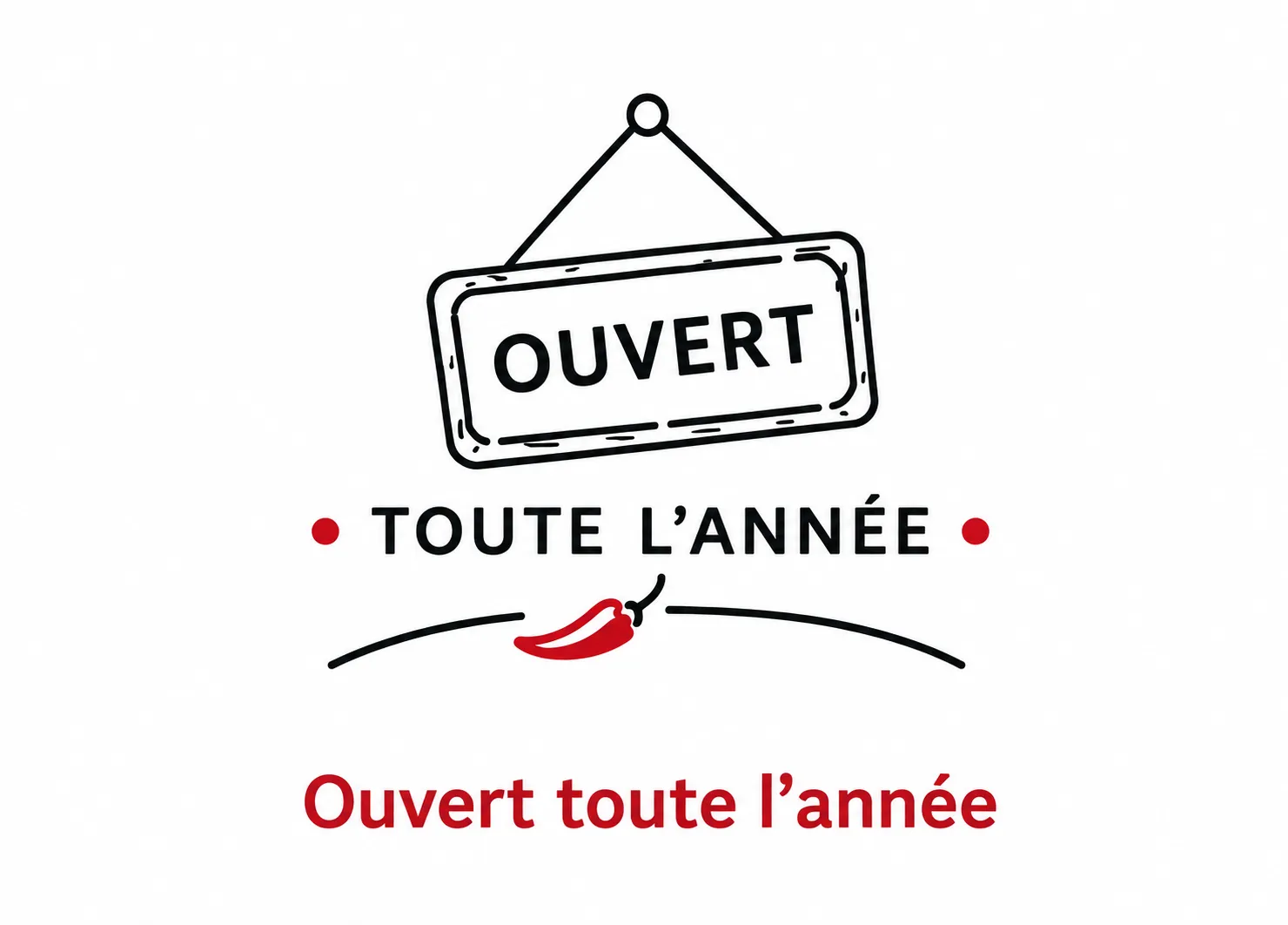 Ouvert toute l'année