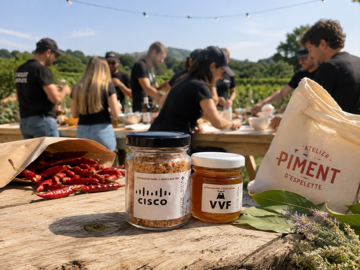 Cadeaux d’entreprise autour des produits du terroir basque et du piment d’Espelette