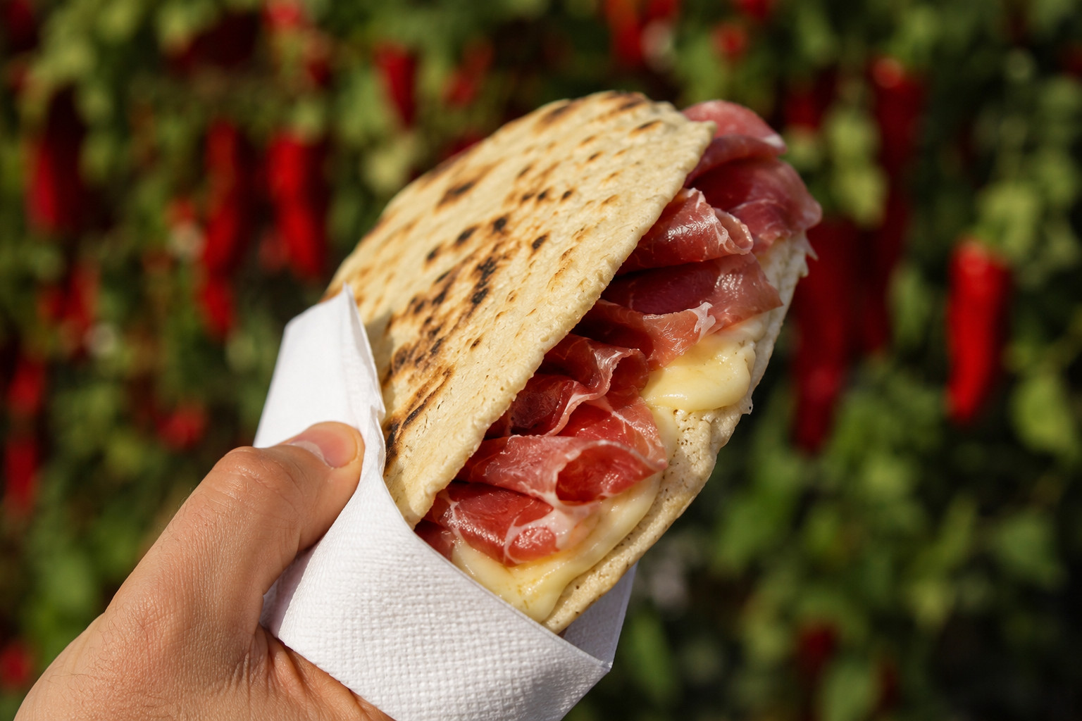 Talo jambon fromage proposé aux groupes à l’Atelier du Piment